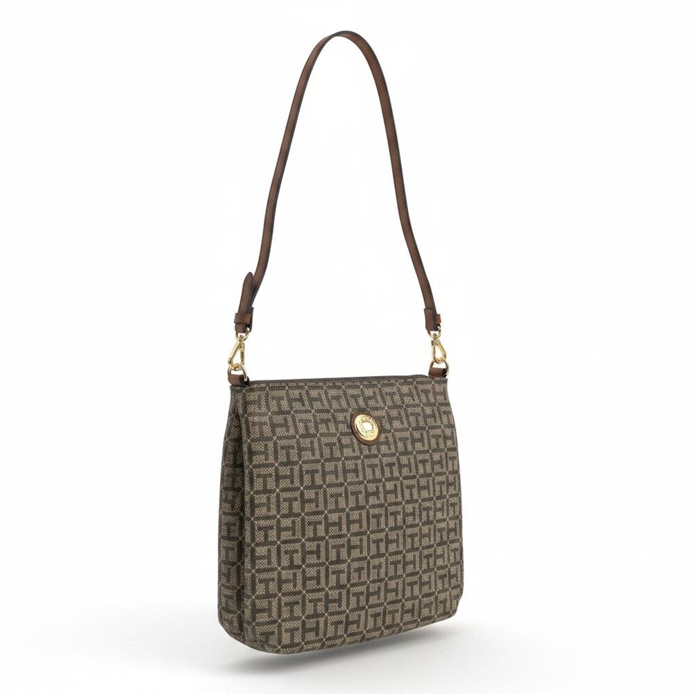 Tommy Hilfiger TH Logo Jacquard Crossbody Purse Y2K